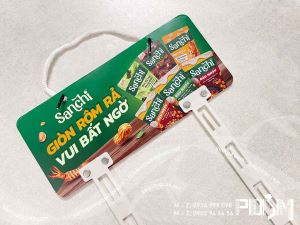 Hanger dây nhựa POSM treo Snack sản phẩm bán hàng