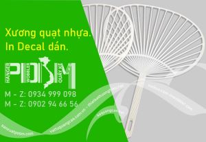Xương quạt nan nhựa nan hoa cầm tay