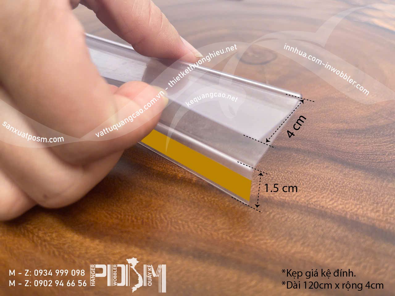 Nẹp nhựa bảng giá đính kệ siêu thị, nẹp nhựa gắn bảng giá kệ hàng - Ảnh 2