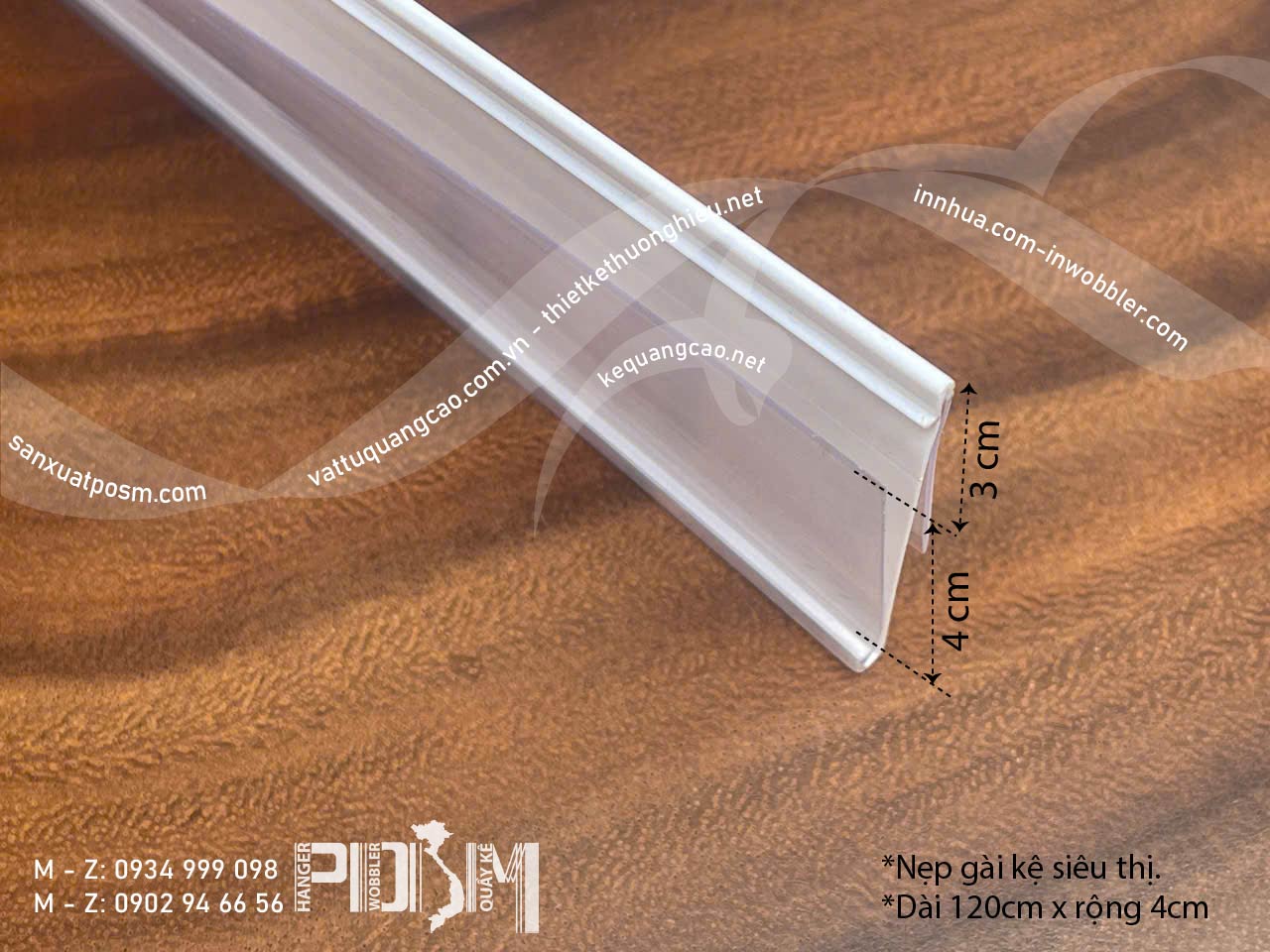 Nẹp nhựa bảng giá đính kệ siêu thị, nẹp nhựa gắn bảng giá kệ hàng - Ảnh 4
