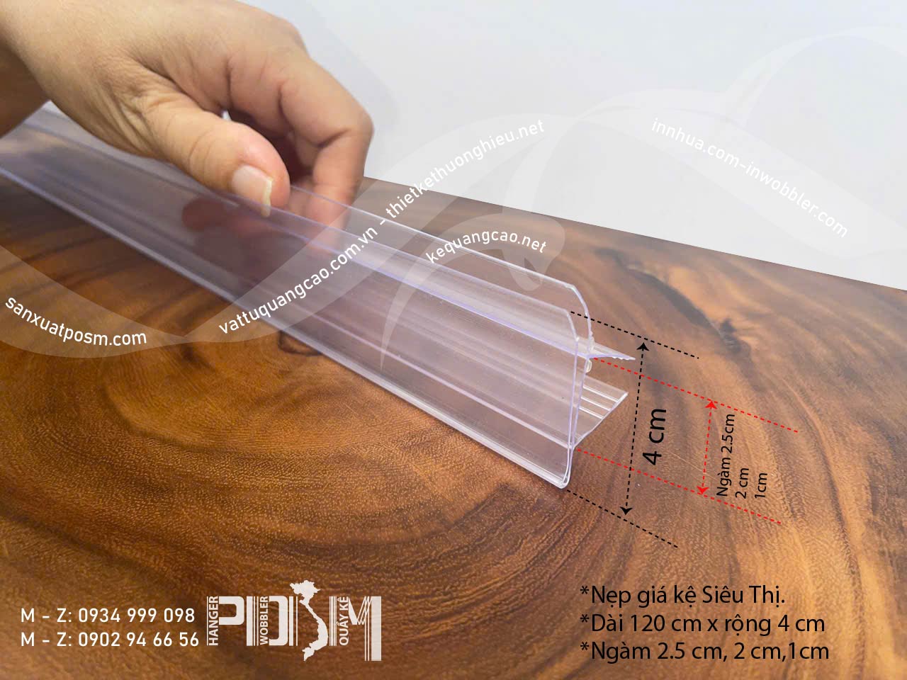 Nẹp nhựa bảng giá đính kệ siêu thị, nẹp nhựa gắn bảng giá kệ hàng - Ảnh 5