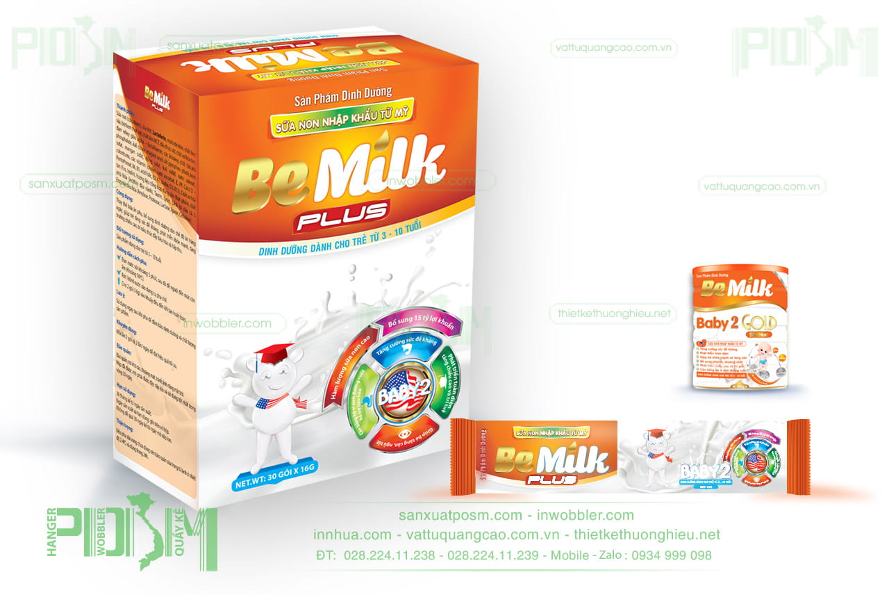 thiết kế hộp sữa