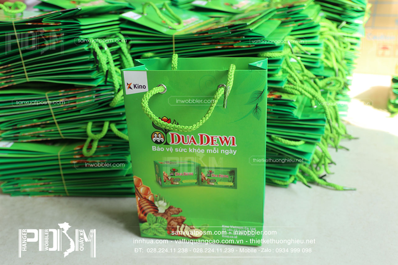 Thiết kế túi giấy - In túi giấy thực phẩm chức năng Dua Dewi
